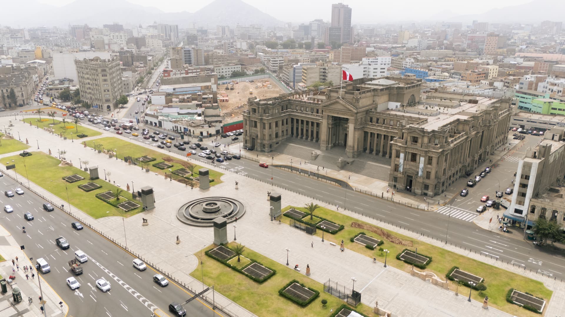 Vista aérea de Lima